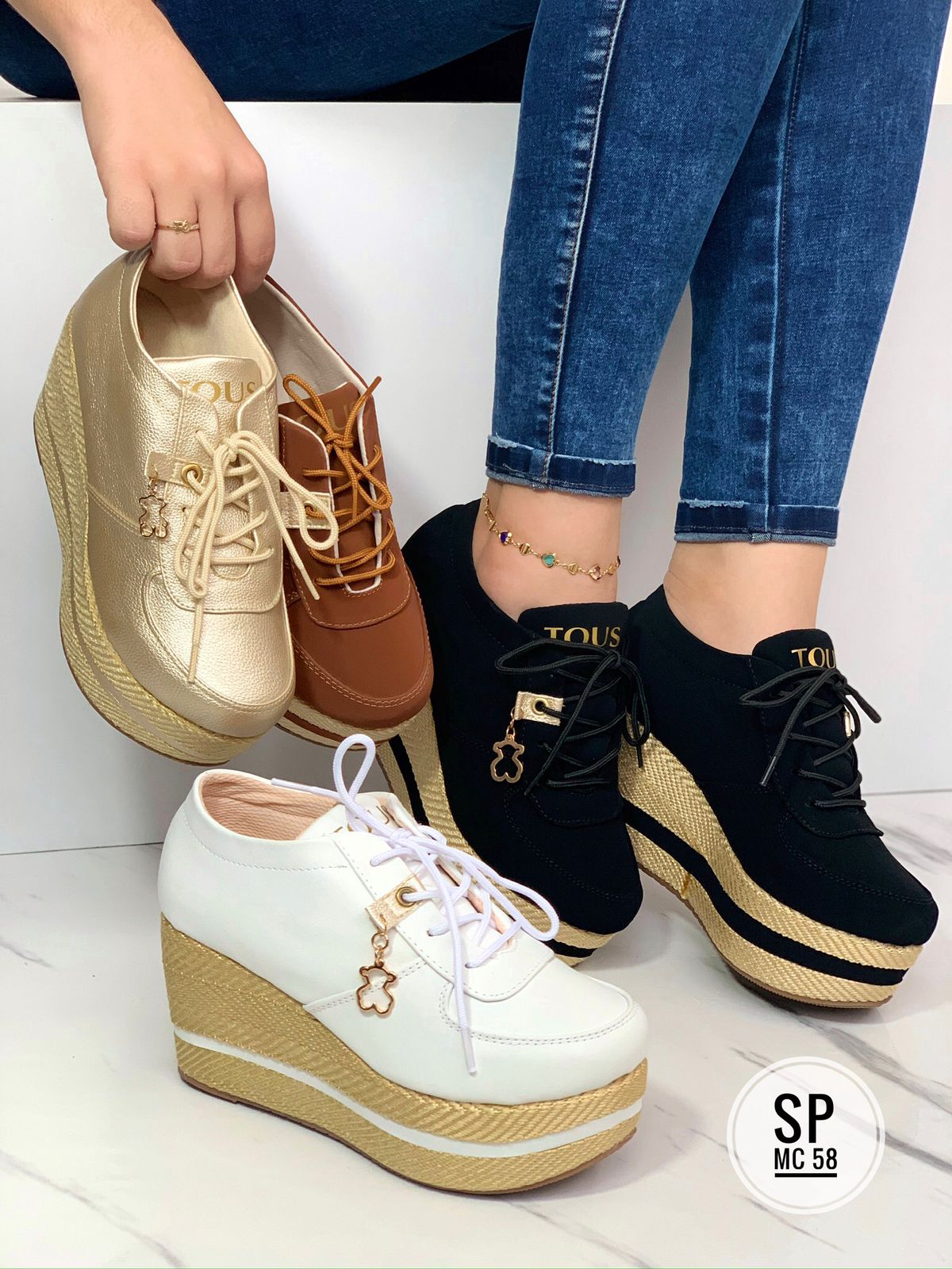 Vista 5 de REF BOTIN TOUS - TONOS: MIEL, TALLAS: 39